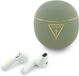 GUESS Gold Line Triangle TWS In-ear Bluetooth 5.0 Transparant