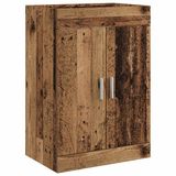 vidaXL Badkamer Onder Wasbak Kast Oud hout 56 x 37,5 x 81 cm
