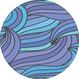 Bonateks Ronde digitaal bedrukte muismat, antislip onderkant, voor kantoor en thuis, diameter: 22 cm