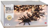 Merkloos Clusterverlichting - 2016 LED - 14.6m - Timer - Lichtfuncties - warm wit