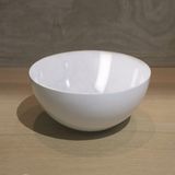 Luca Sanitair Fontein Opzetwastafel Ø24cm Dunne Rand 12cm Hoog Mineral Stone Wit
