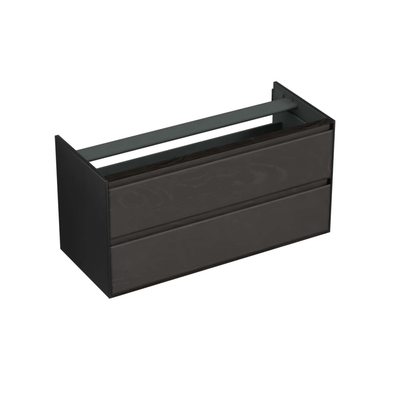 Forzalaqua Reno Onderkast - 120x51x60 cm - 2 Lades - Softclose - Eiken Black Oiled