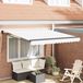 Maison Exclusive - Parasol manuel, 3 x 2,5 mètre, blanc, 100% polyester