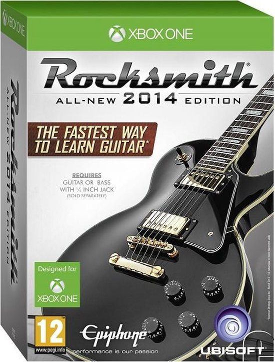 Ubisoft Rocksmith 2014 + Real Tone Cable (XBOX ONE) - Standard Edition - Blu-ray
