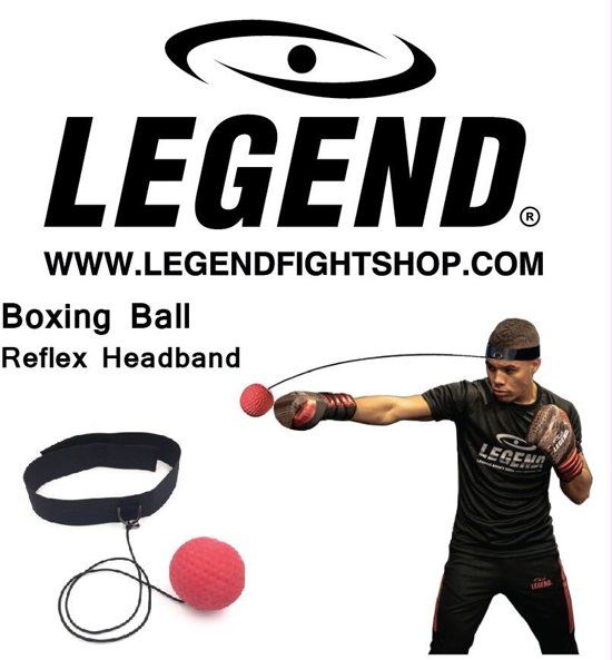 Legend Sports Reflex Headband Boksbal - Rood