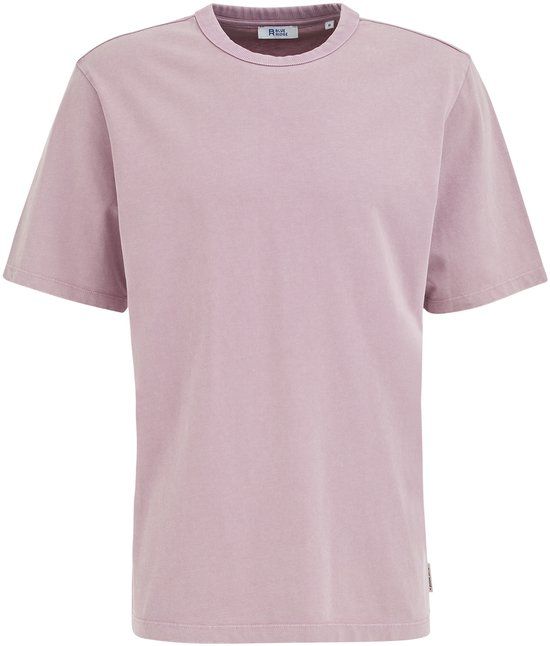 WE Fashion Heren relaxed fit T-shirt met garment dye