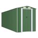 VidaXL Tuinschuur 192x606x223 cm Gegalvaniseerd Staal Groen