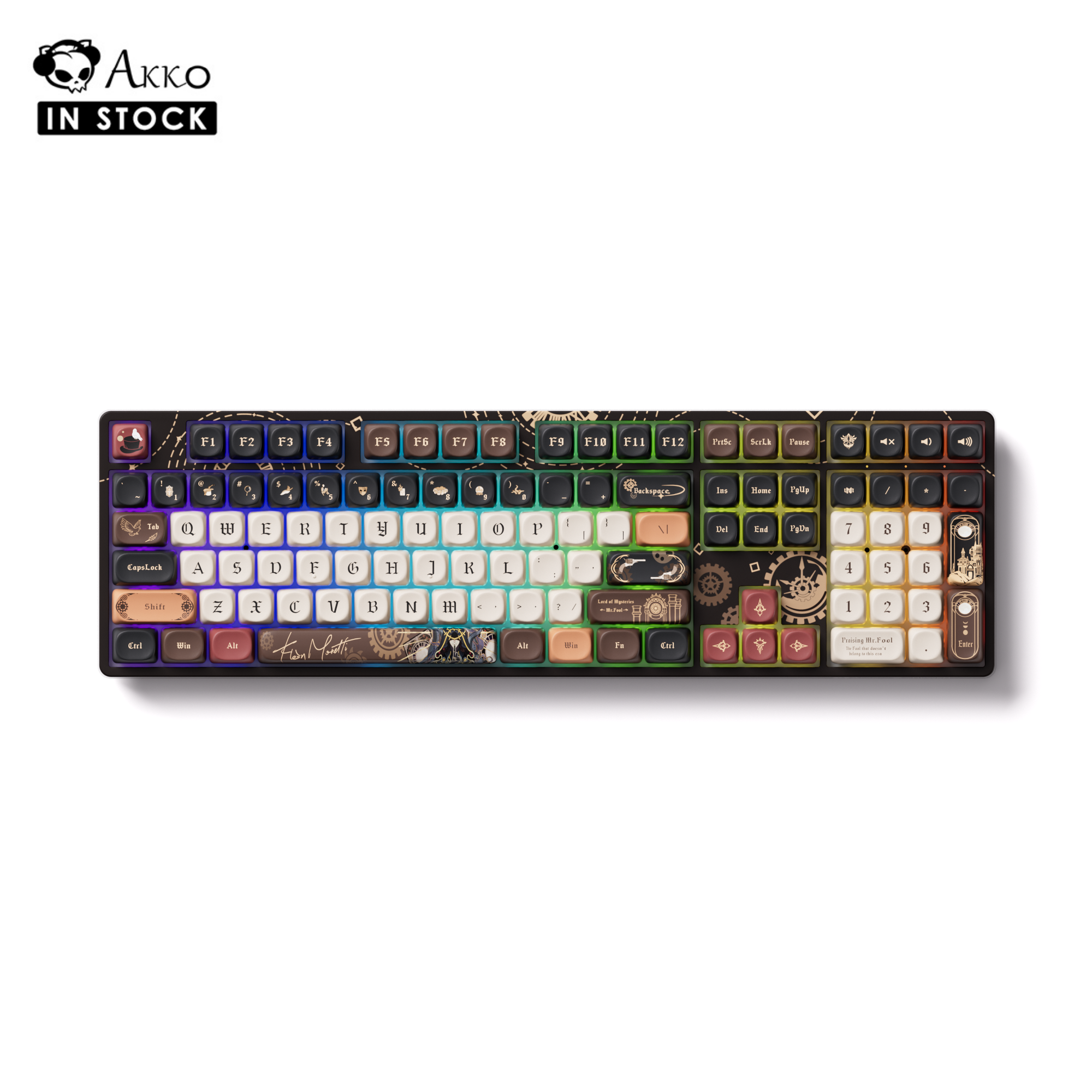 Akko 5108B Plus Mechanical Keyboard Anime Theme Hot Swap RGB 108 Keys USB Type-C / 2.4 GHz