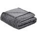 Amazon Basics Fleece plaid, met stiksel, grijs, 220 x 240 cm