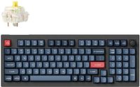 Keychron V5 Max QMK/VIA Toetsenbord Banana Switch Zwart