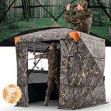 VEVOR Jachttent Jachthut voor 4-5 Personen Draagtas Camouflage Tent Grondzeil
