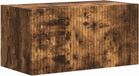 Meuble TV mural en chêne 60 x 31 x 29,5 cm chêne fumé bois d'ingénierie