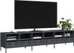 Maison Exclusive - Meuble TV, anthracite, 202x39x43,5 cm, en acier laminé à froid