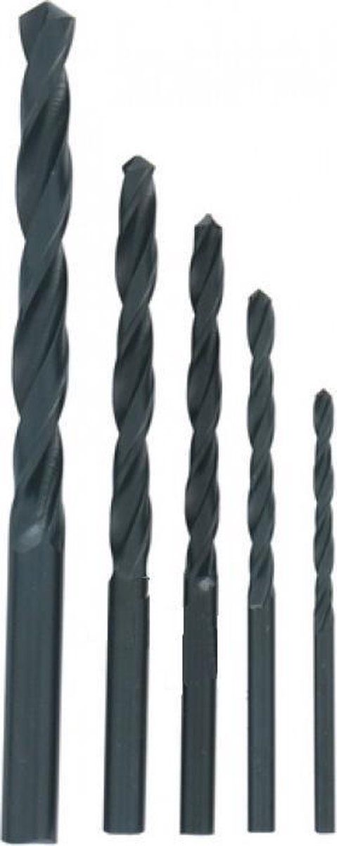 Kinzo Staalborenset 3-8 X 113 Mm Staal 5 Stuks