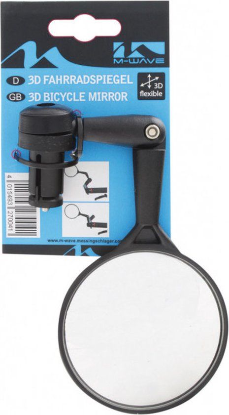 M-Wave Spiegel Spy Maxi - Zwart - Stadsfiets