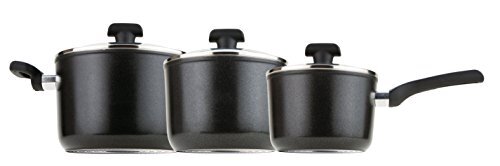 PRESTIGE Duraforge aluminium kookgerei, zwart