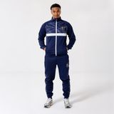 FFF Frans Elftal Trainingspak Heren - Maat S - FFF Frankrijk - Blauw