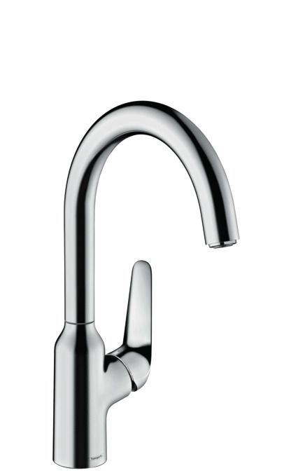 Hansgrohe M42 M421-H220 1-gats keukenkraan m. 360° draaibare uitloop chroom