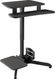 Maclean MC-848 Laptoptafel Hoogte Verstelbaar Werkstation Zwart