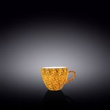Wilmax Tasse à expresso 75 ml Jaune Porcelaine