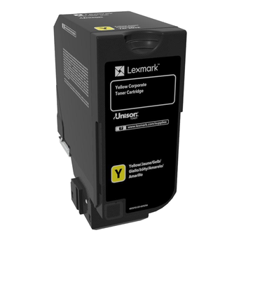 Lexmark 74C20YE - Toner Cartridge - Yellow - 1 pc