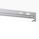 Barcelona LED onderkastverlichting draaibaar I display behuizing kleur zilver I LED onderbouwlamp TL-buis met lichtschakelaar I 2700K - 4000K, 6500K 800lm