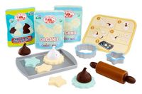 little tikes Creative Chefs Koekjeskit met Speciale Make-It! Mix Speelzand, 11 Accessoires, Realistisch Knutsel Koekjes Bakset, Voor Jongens en Meisjes, Leeftijd 3+