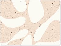 GreatGardenPosters - Tuinposter - Plant - Abstract - Pastel - 160x120 cm - PVC - Outdoor