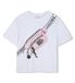 Marc Jacobs Mädchen W60742 Weißes bedrucktes T-shirt