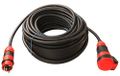 AS-Schwabe SchukoUltra II Gummi Verlängerungsleitung H07RN-F 3G2,5, 10 m, extrem robust, für Gewerbe / Baustelle / Außenbereich, schwarz, 62252