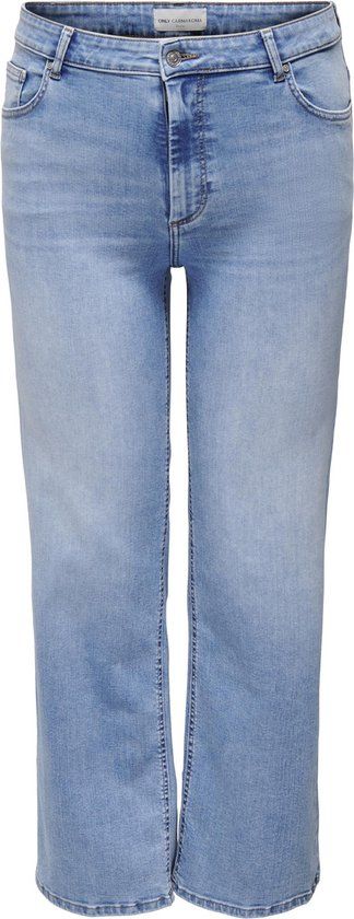 ONLY Carmakoma Carwilly High Waist Wide Leg Jeans - Light Blue Denim - Women's W42/L32