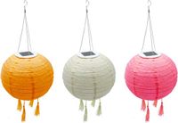 lumisky Set van 3 zonnelantaarns SHANGRI LA D20CM Multicolore