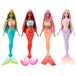 Barbie A Touch of Magic Zeemeerminnenpoppen met kleurrijk haar, staarten en haarband accessoires