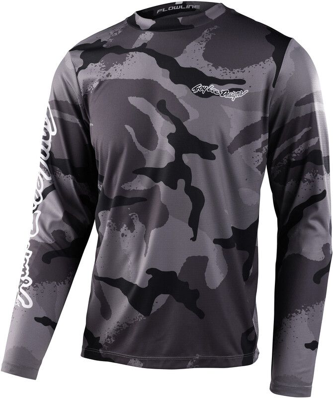 Troy Lee Designs Flowline Longsleeve Jersey Heren - Grijs - 2023