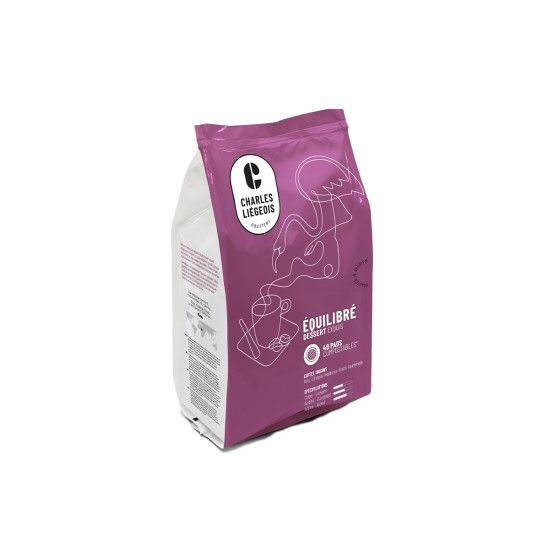 Charles Liégeois Koffiepads Équilibré, 40 pcs.