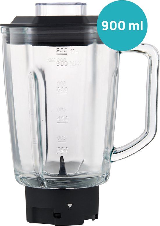 MOA Losse Glazen Kan - Extra kan geschikt voor MOA Smoothie Blender To Go - BPA-vrij - Reservekan - Sterke blenderkan - 900ml