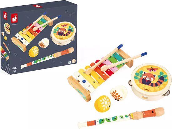 Janod Gioia Muziekset 4 Kinderinstrumenten