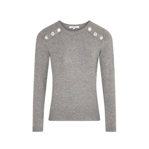 Morgan gebreide trui grijs