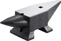VEVOR Smid Aambeeld, 10 kg Enkele Ronde Hoorn Aambeeld, 35,3 cm Lengte Aambeeld Gereedschap, Hoge Hardheid Gietijzer Smid Forge Aambeeld Tool, Stalen Aambeeld Smid met Groot Aanrecht Stabiele Basis