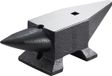VEVOR Smid Aambeeld, 10 kg Enkele Ronde Hoorn Aambeeld, 35,3 cm Lengte Aambeeld Gereedschap, Hoge Hardheid Gietijzer Smid Forge Aambeeld Tool, Stalen Aambeeld Smid met Groot Aanrecht Stabiele Basis