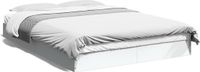 vidaXL Bedframe bewerkt hout wit 140x200 cm