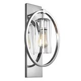 Steady Lighting Landelijke Wandlamp - Metaal - Zilver - E27 - Binnen - Woonkamer/Eetkamer