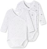 Schiesser Wikkelbody 1/1 Baby Bodies Assorti 1 Effen Katoen 2 Stuks
