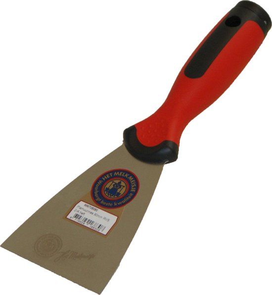 Melkmeisje Plamuurmes RVS 40mm met 2-componenten handvat