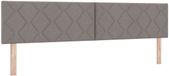 vidaXL - Hoofdbord - Taupe - Stof