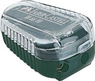 Faber-Castell puntenslijper - voor potloodstiftjes vulpotlood 2,0mm en 3,15mm - groen