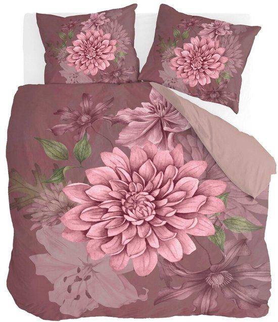 Byrklund Dekbedovertrek Dahlia Dreams - 200x220 cm - Roze