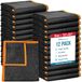 Simpli-Magic Heavy Duty gewatteerde bewegende dekens (12 stuks), zwart/oranje