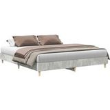 Maison Exclusive - Sommier sans matelas Gris béton 160x200 cm Matériau dérivé du bois