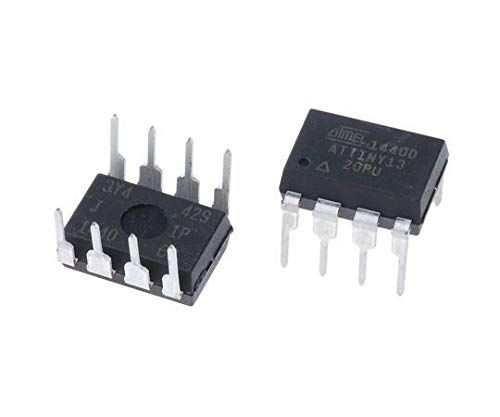 Microchip Technology ATTINY13-20PU Embedded microcontroller PDIP-8 8-Bit 20 MHz Aantal I/Os 6
